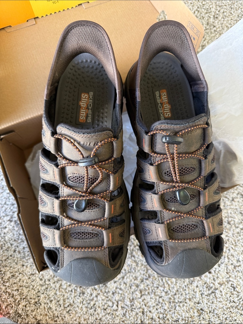 Skechers hands-free slip-ins relaxed fit Tresman Norvick sandal - Men’s 8.5